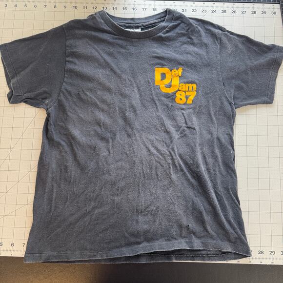 Vintage 1987 Def Jam Tour Shirt Local Crew Bigger and Deffer  - Hip Hop history - Picture 8 of 16